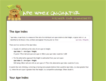 Tablet Screenshot of ape-index.com